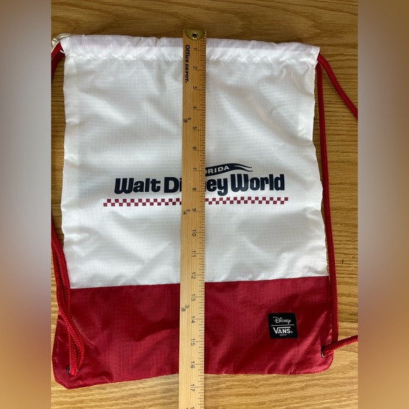 Vans Disney Parks Walt Disney World 50th Florida Drawstring Backpack NEW WDW - Picture 7 of 12